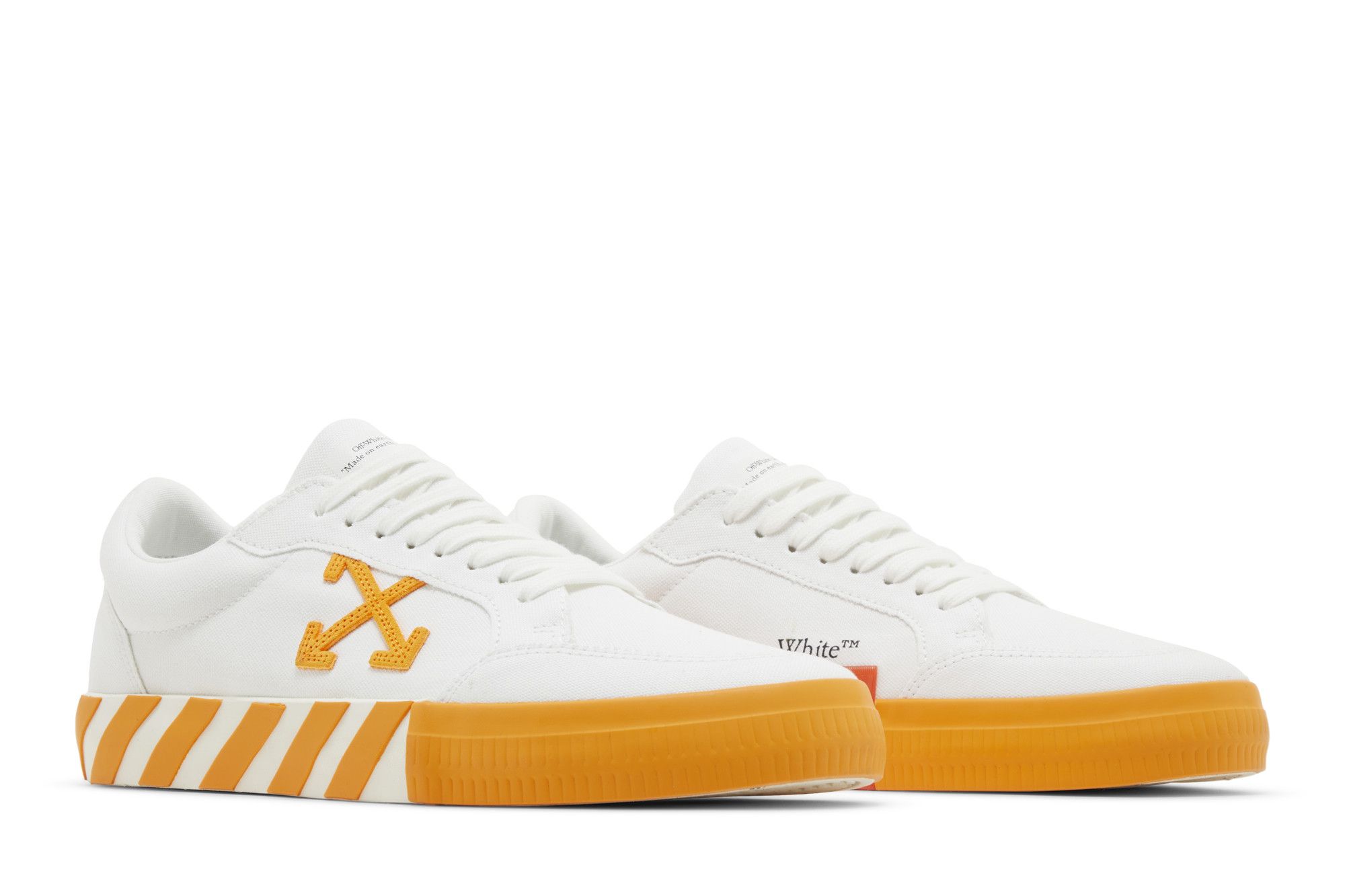 Off-White Vulc Sneaker 'White Orange' 圖 8