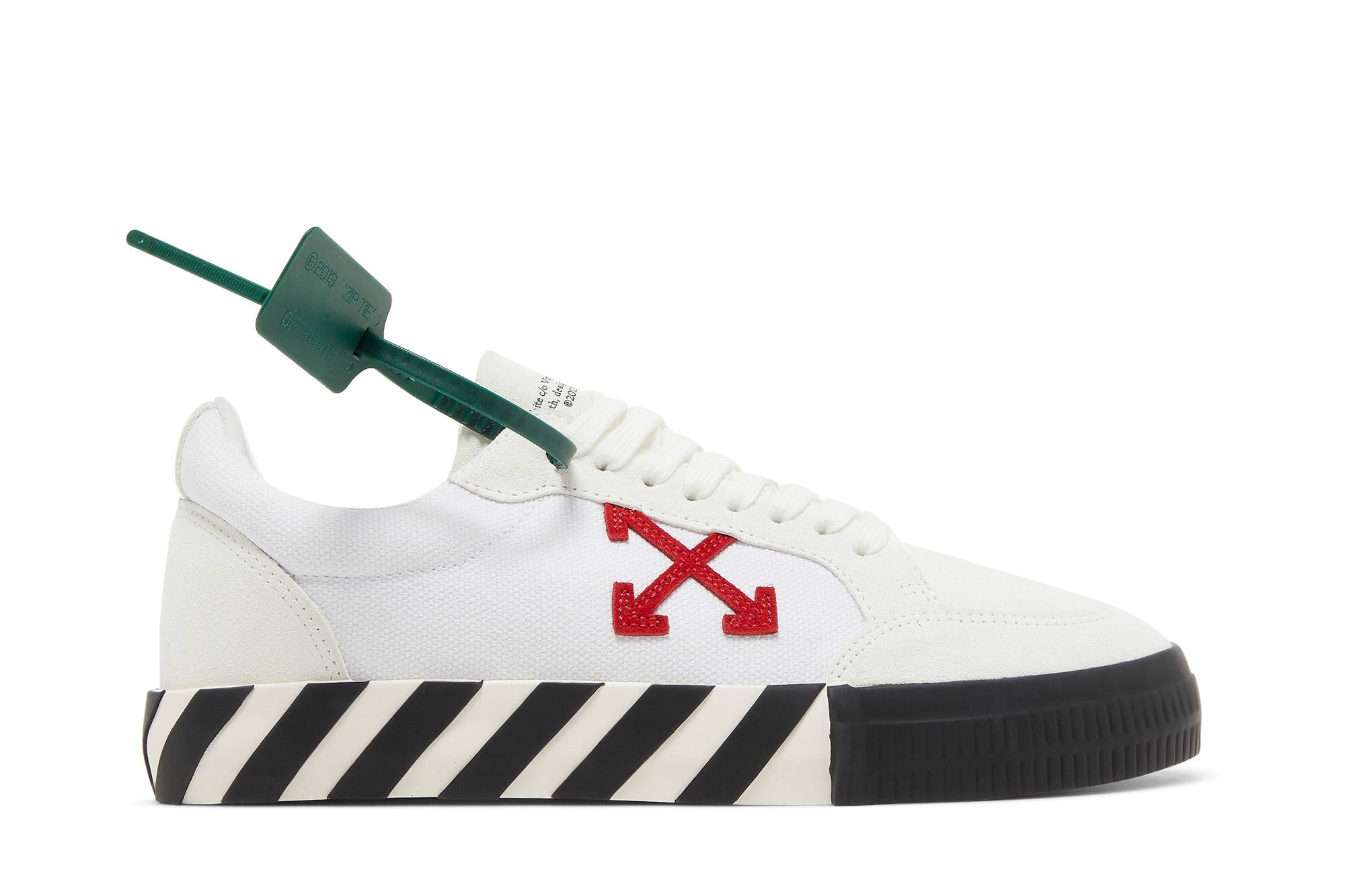 Off-White Vulc Sneaker 'White Red' OMIA085S22LEA0010125