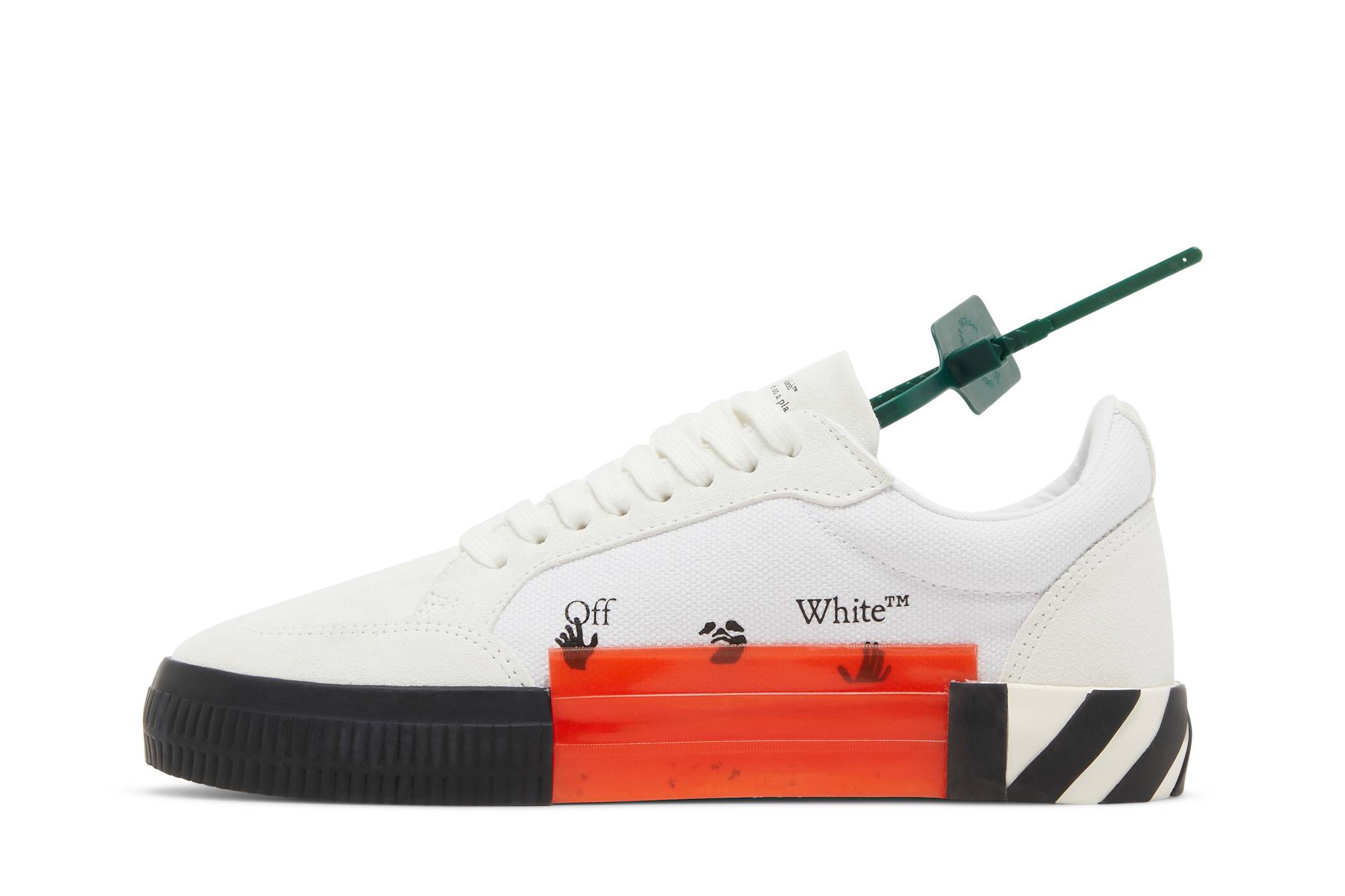 Lookbook Zapatillas Off-White Vulc 'Blanco Rojo' OMIA085S22LEA0010125