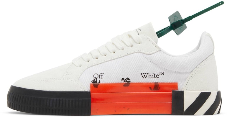 OFF-WHITE 系帶低幫板鞋 白色 Lookbook OFF-WHITE 系帶低幫板鞋 白色