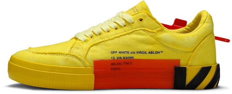 Off-White Vulc 运动鞋 '黄红' OMIA085R20D330506020 Lookbook Off-White Vulc 运动鞋 '黄红' OMIA085R20D330506020