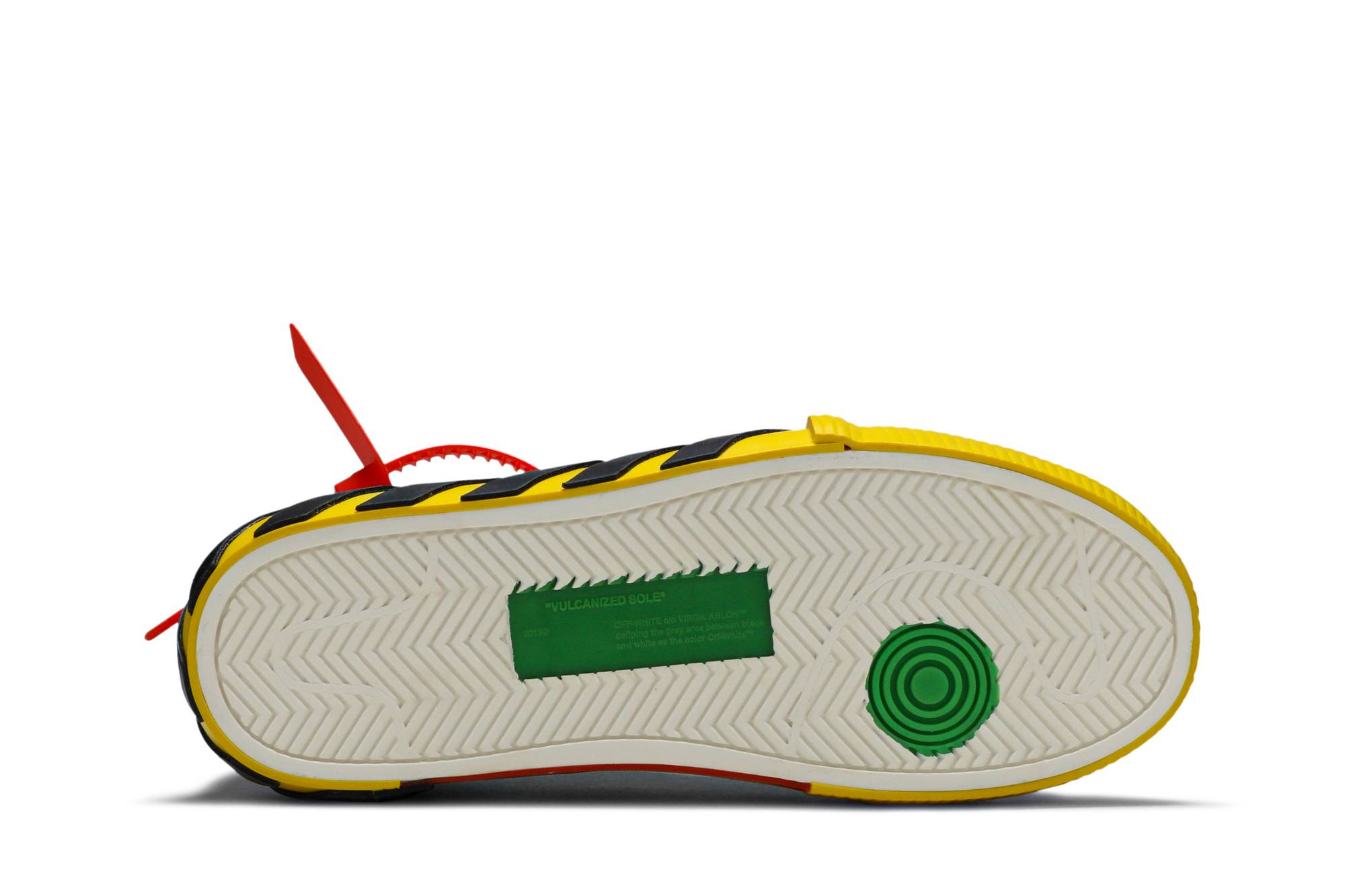 Shop OFF-WHITE 低帮硫化運動鞋 黃色