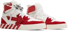Cheap Sneaker Tinggi Off-White Vulc 'Putih Merah' OMIA225F21LEA0010125