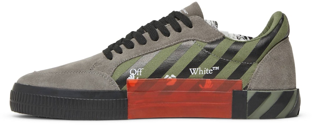 オフホワイト バルカンスニーカー ロー "カーキレッド" OMIA085E20LEA0016325 Lookbook オフホワイト バルカンスニーカー ロー "カーキレッド" OMIA085E20LEA0016325