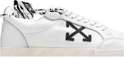 Order OFF-WHITE Vulcanised 箭頭貼花 時尚休閒板鞋 白