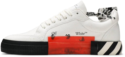 OFF-WHITE 低幫徽標貼片潮流板鞋 男款 白紫 Lookbook OFF-WHITE 低幫徽標貼片潮流板鞋 男款 白紫