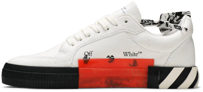 Off-White Vulc Sneaker Rendah 'Putih Ungu' OMIA085R21FAB0010137 Lookbook Off-White Vulc Sneaker Rendah 'Putih Ungu' OMIA085R21FAB0010137