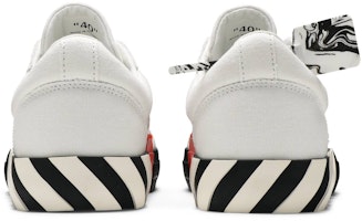 OFF-WHITE 低幫徽標貼片潮流板鞋 男款 白紫 Details for OFF-WHITE 低幫徽標貼片潮流板鞋 男款 白紫