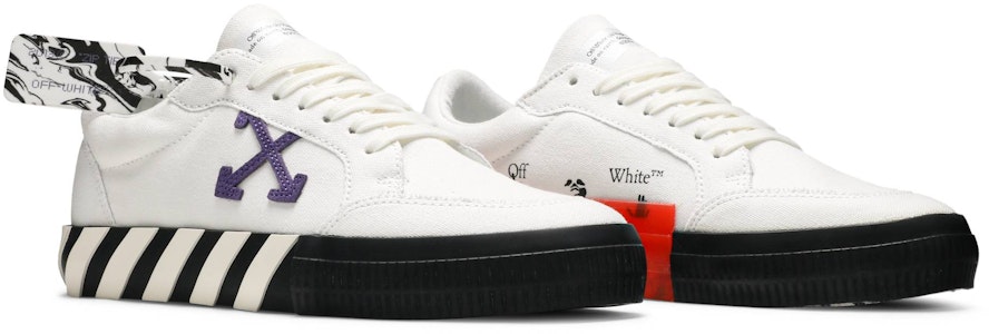 Off-White Vulc Sneaker Rendah 'Putih Ungu' OMIA085R21FAB0010137 Cheap Off-White Vulc Sneaker Rendah 'Putih Ungu' OMIA085R21FAB0010137