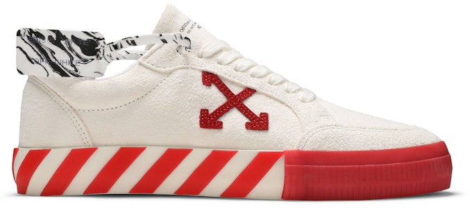 Off-White Vulc Sneaker Low 'Putih Merah' OMIA085R21LEA0020125 Buy Off-White Vulc Sneaker Low 'Putih Merah' OMIA085R21LEA0020125