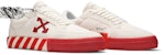 Off-White Vulc Sneaker Rendah 'Putih Merah' OMIA085R21LEA0020125