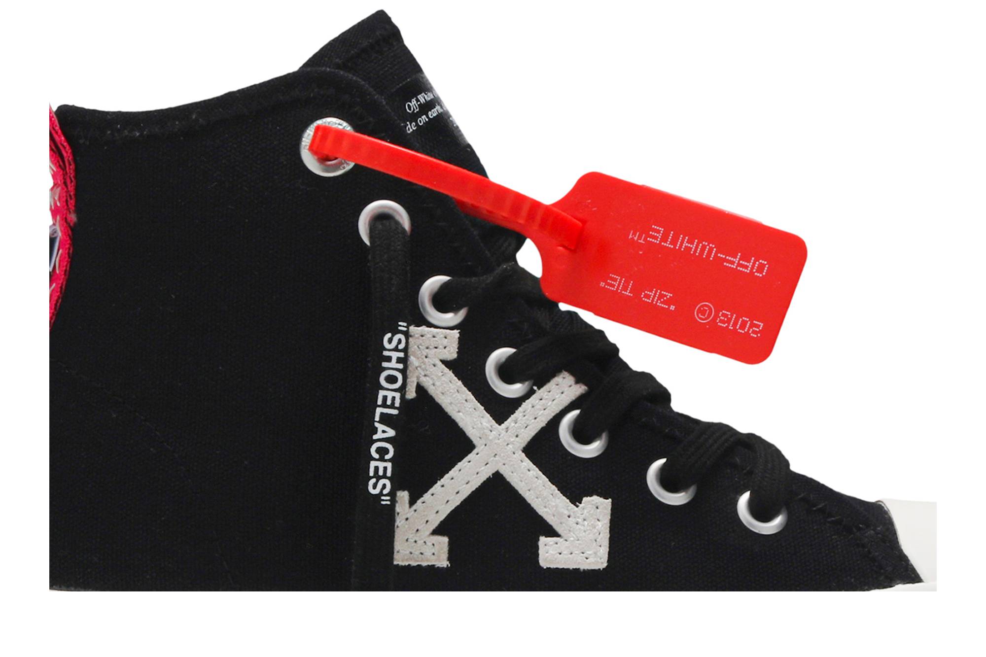 Off-White Vulc Sneaker Mid 'Black White' 圖 2