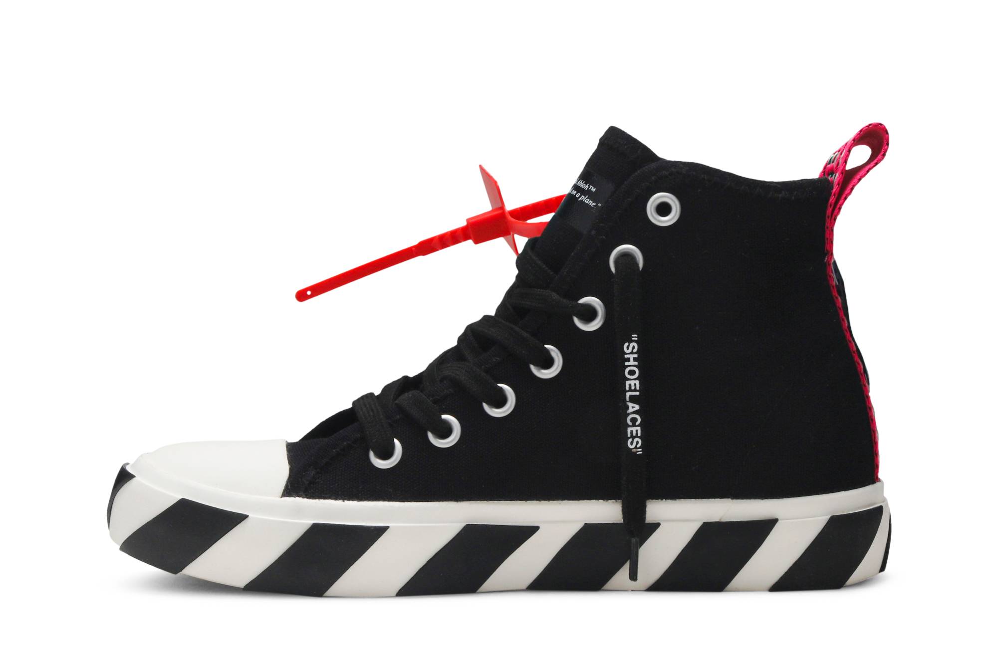 Off-White Vulc Sneaker Mid 'Black White' 圖 3