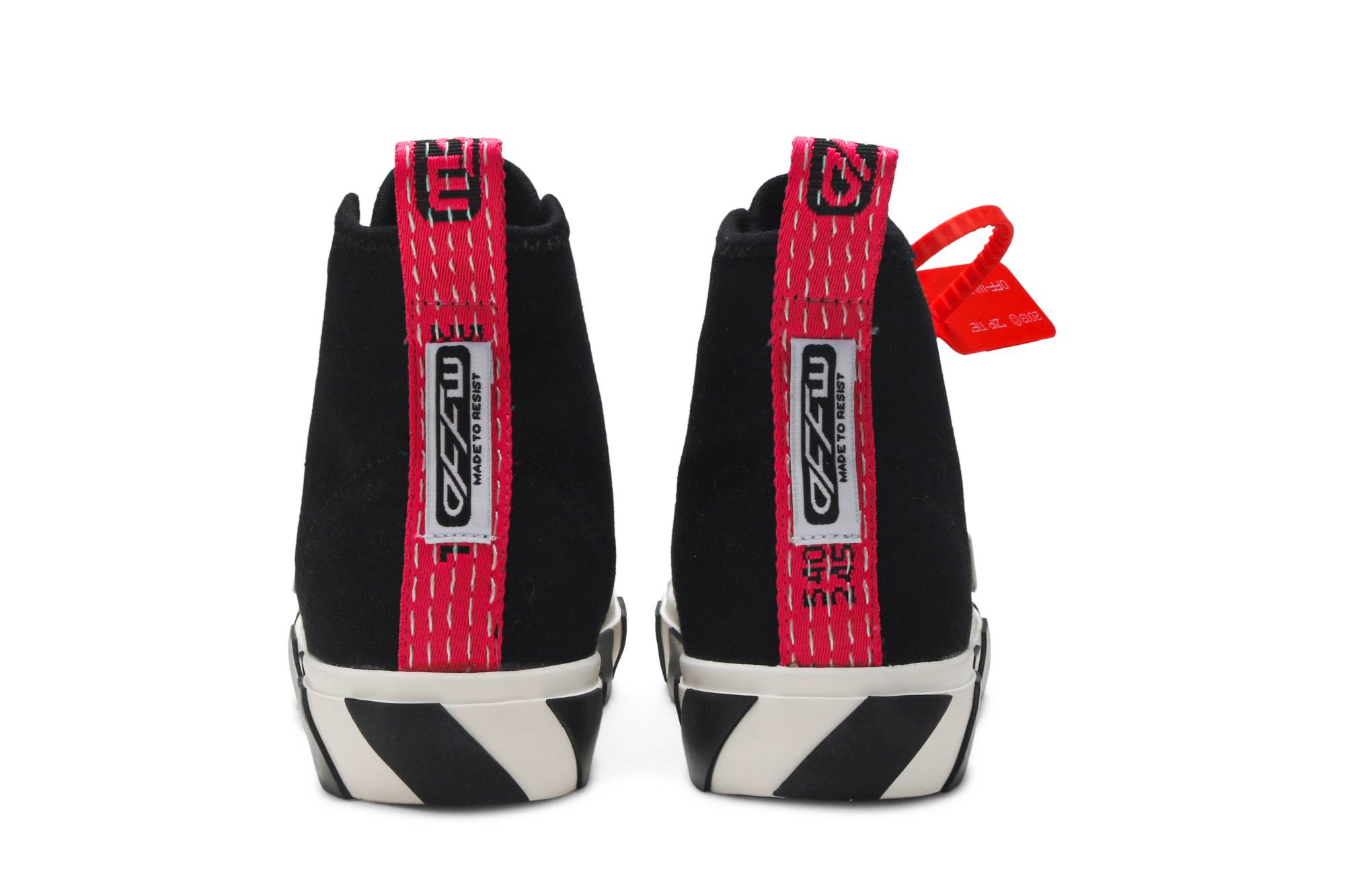 Off-White Vulc Sneaker Mid 'Black White' 圖 6