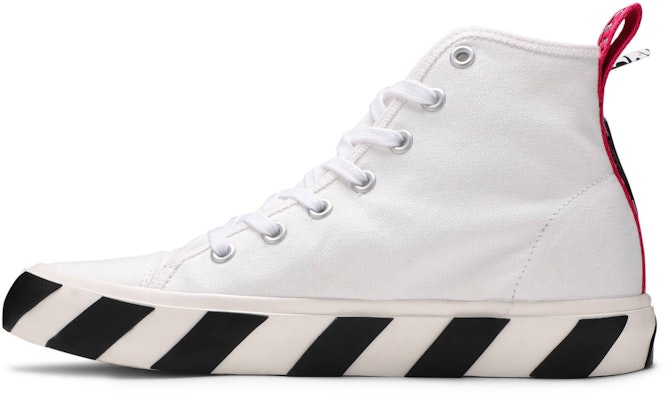 Off-White Vulc Sneaker Mid 'White Black' OMIA119R21FAB0010109 Lookbook Off-White Vulc Sneaker Mid 'White Black' OMIA119R21FAB0010109