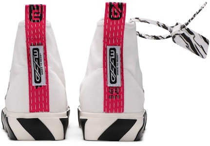 OFF-WHITE 火山橡膠中幫帆布鞋 白色 Details for OFF-WHITE 火山橡膠中幫帆布鞋 白色