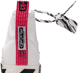 OFF-WHITE 火山橡膠中幫帆布鞋 白色 Sizing OFF-WHITE 火山橡膠中幫帆布鞋 白色