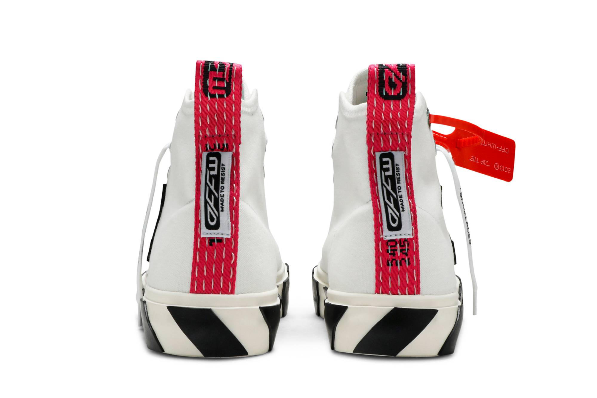 Off-White Vulc Sneaker Mid 'White Black' 圖 6