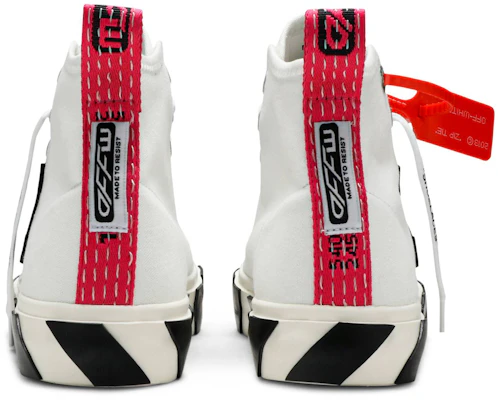 OFF-WHITE 高筒防滑透氣系帶耐磨布鞋 男款 黑白 Details for OFF-WHITE 高筒防滑透氣系帶耐磨布鞋 男款 黑白