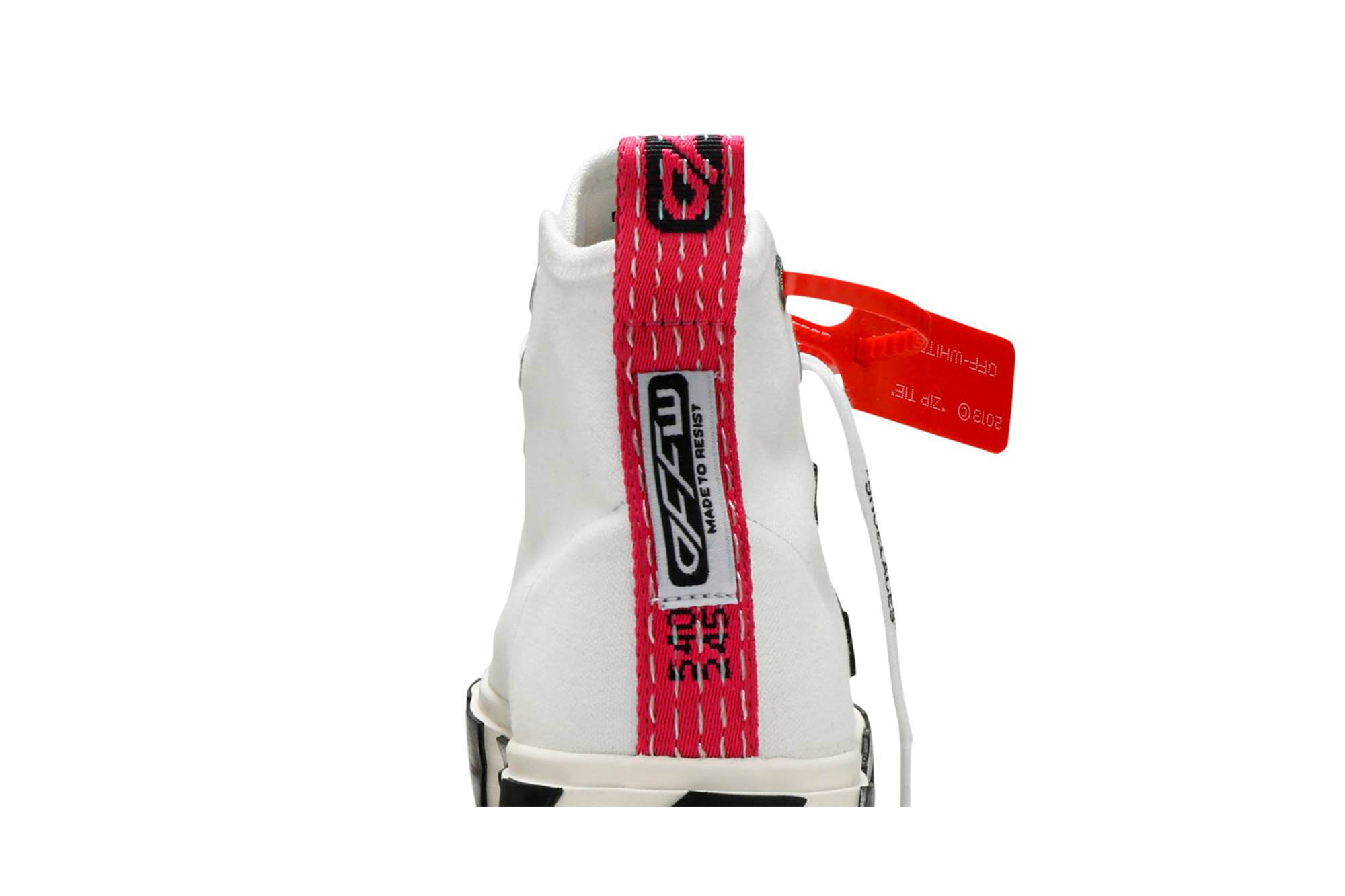 Off-White Vulc Sneaker Mid 'White Black' 圖 7