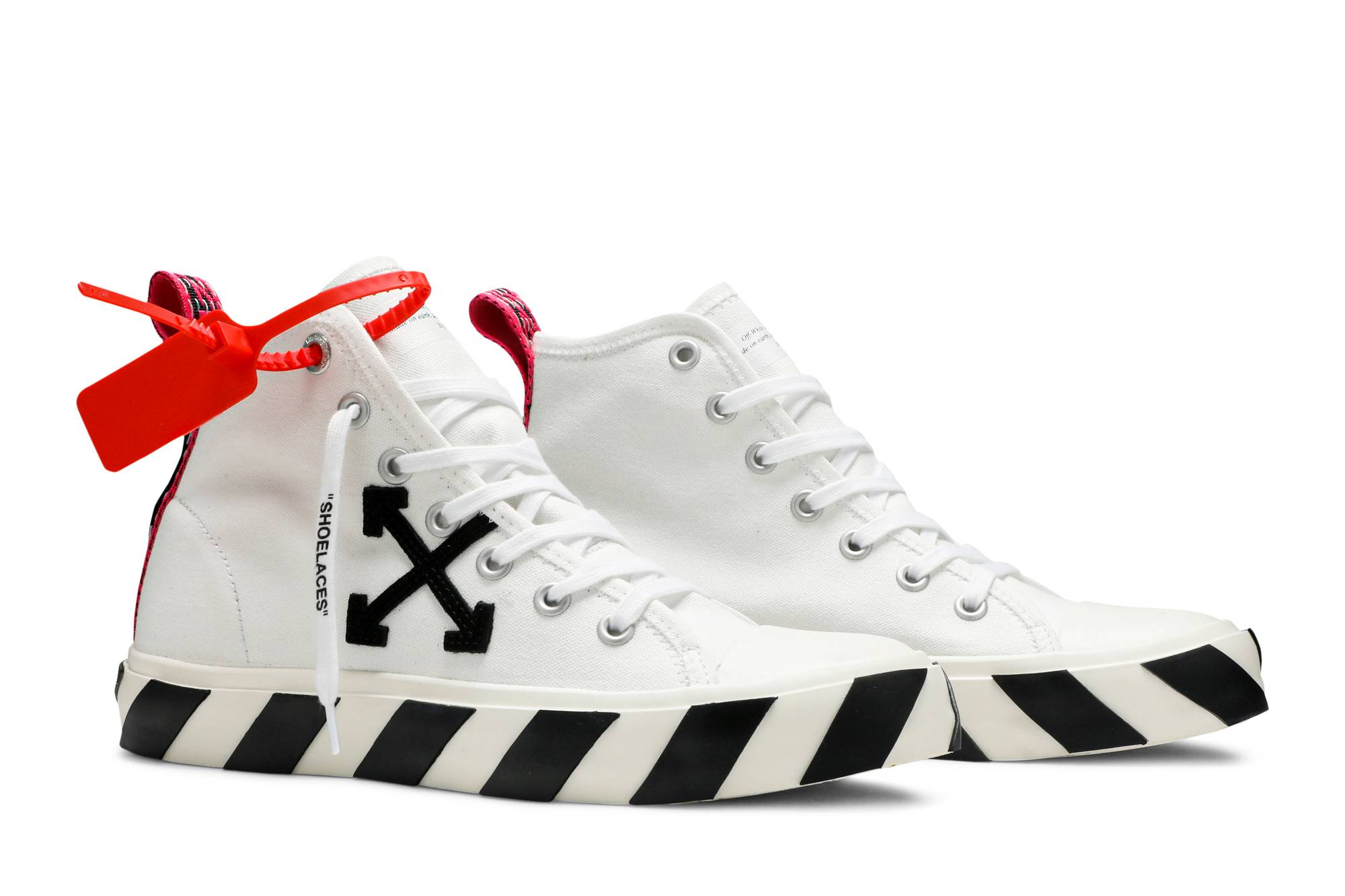 Off-White Vulc Sneaker Mid 'White Black' 圖 8