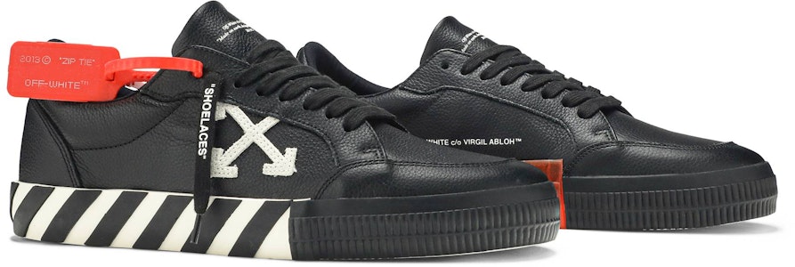 Off-White 低帮硫化鞋 '黑白' OMIA085f19D680011001 Cheap Off-White 低帮硫化鞋 '黑白' OMIA085f19D680011001