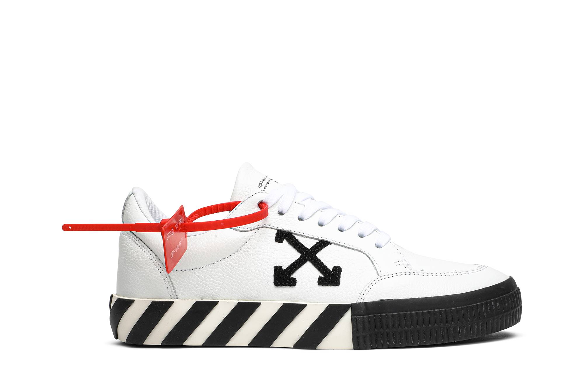 Off-White Vulcanized Low 'White Black' OMIA085F19D680010110