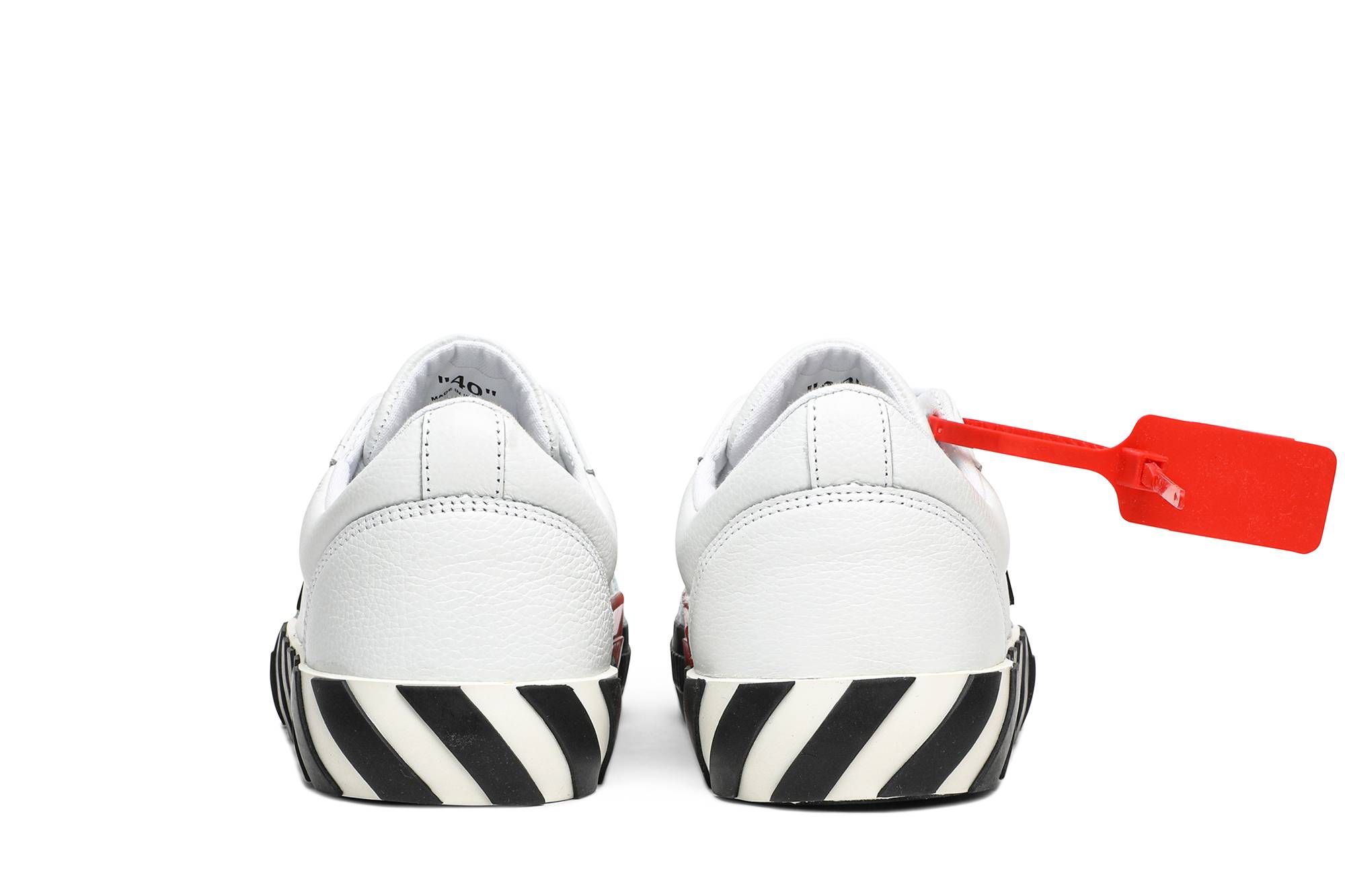 Details for Off-White Vulcanized Low 'White Black' OMIA085F19D680010110