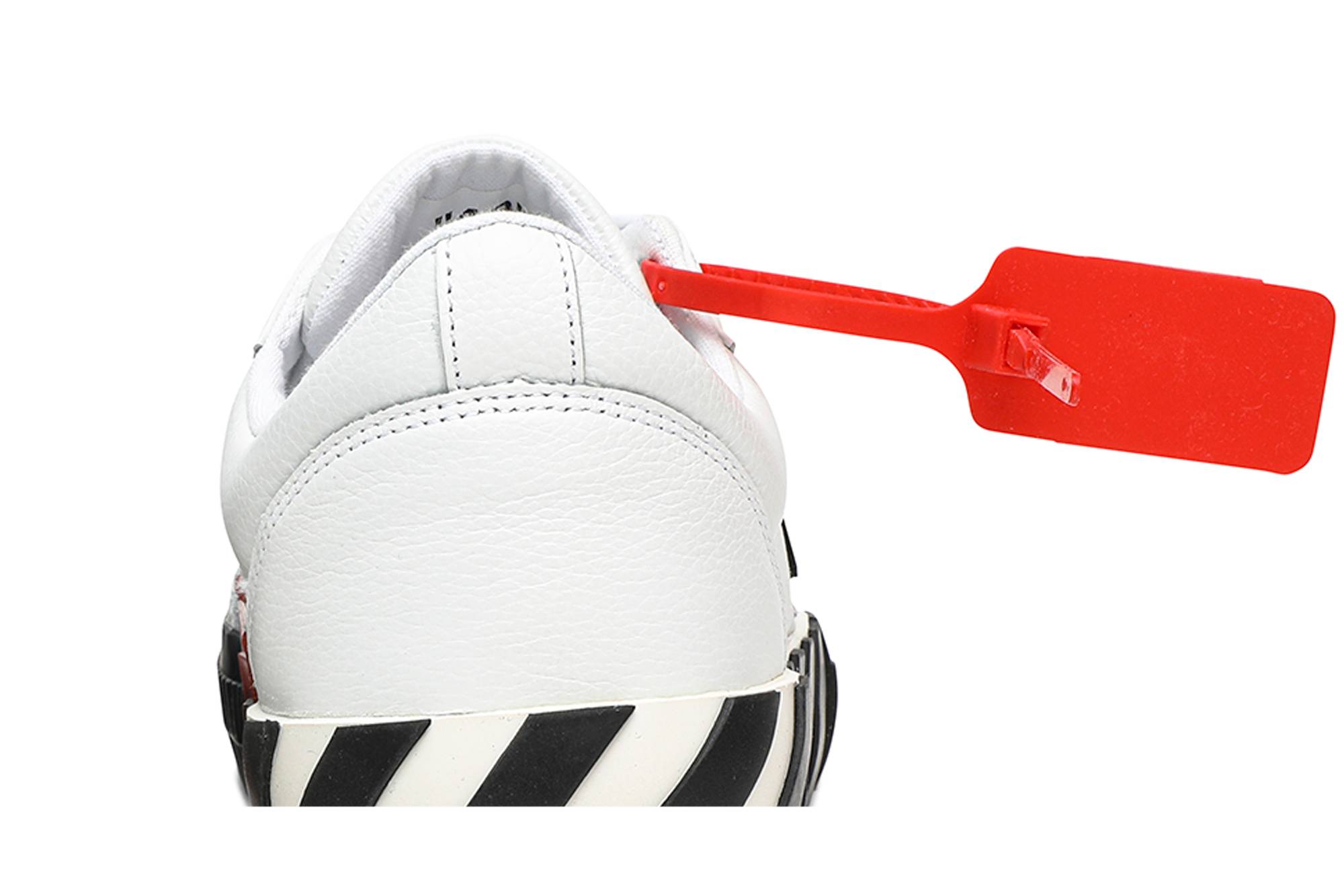 Sizing Off-White Vulcanized Low 'White Black' OMIA085F19D680010110