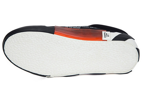 Off-White Vulcanized Striped Low Top 'Black' 圖 5