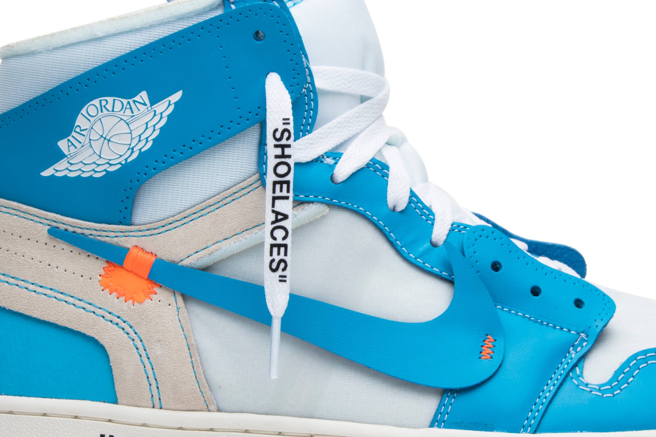 Off-White x Air Jordan 1 Retro High OG 'UNC' AQ0818-148 - Image 3