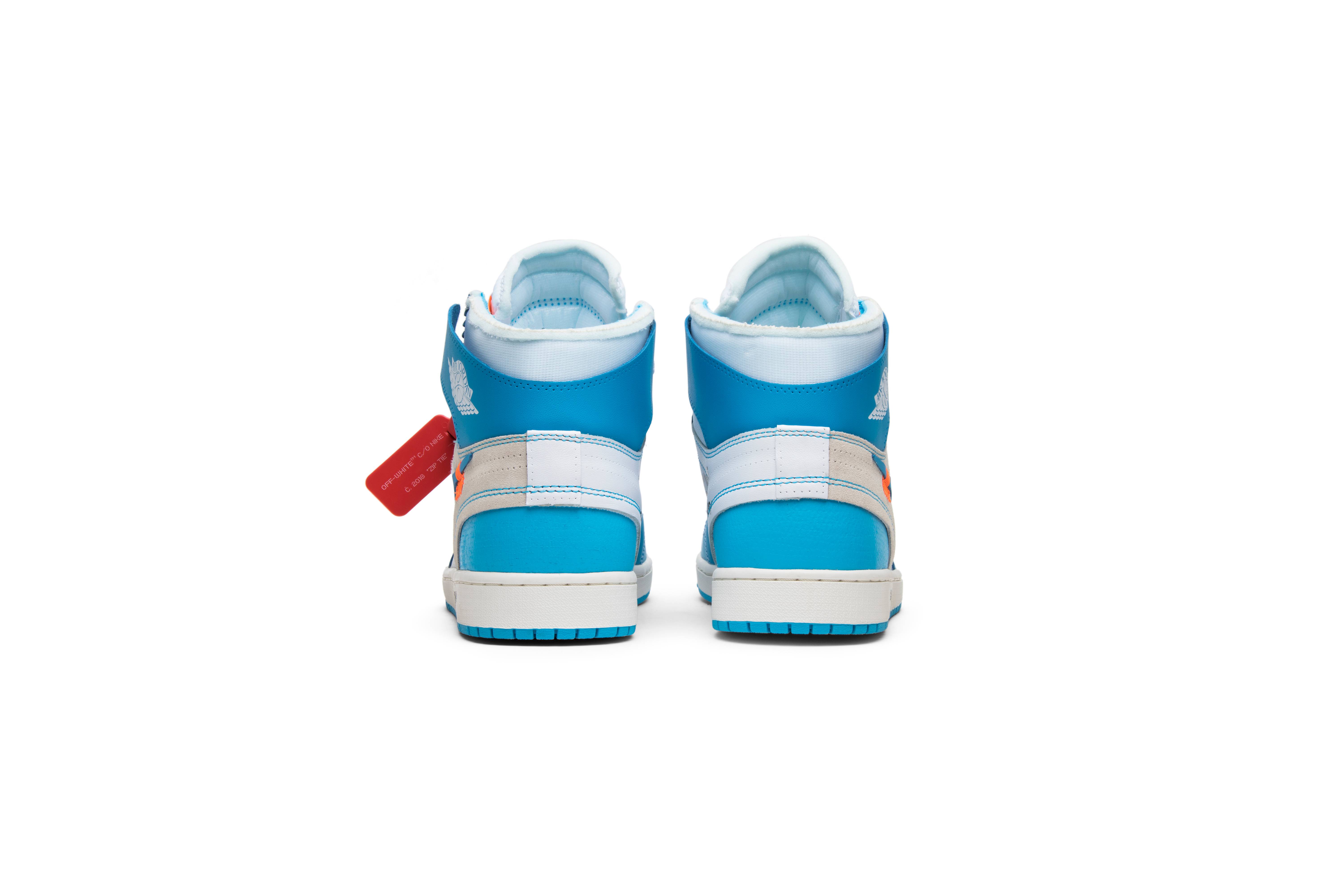 Off-White x Air Jordan 1 Retro High OG 'UNC' AQ0818-148 - Image 7