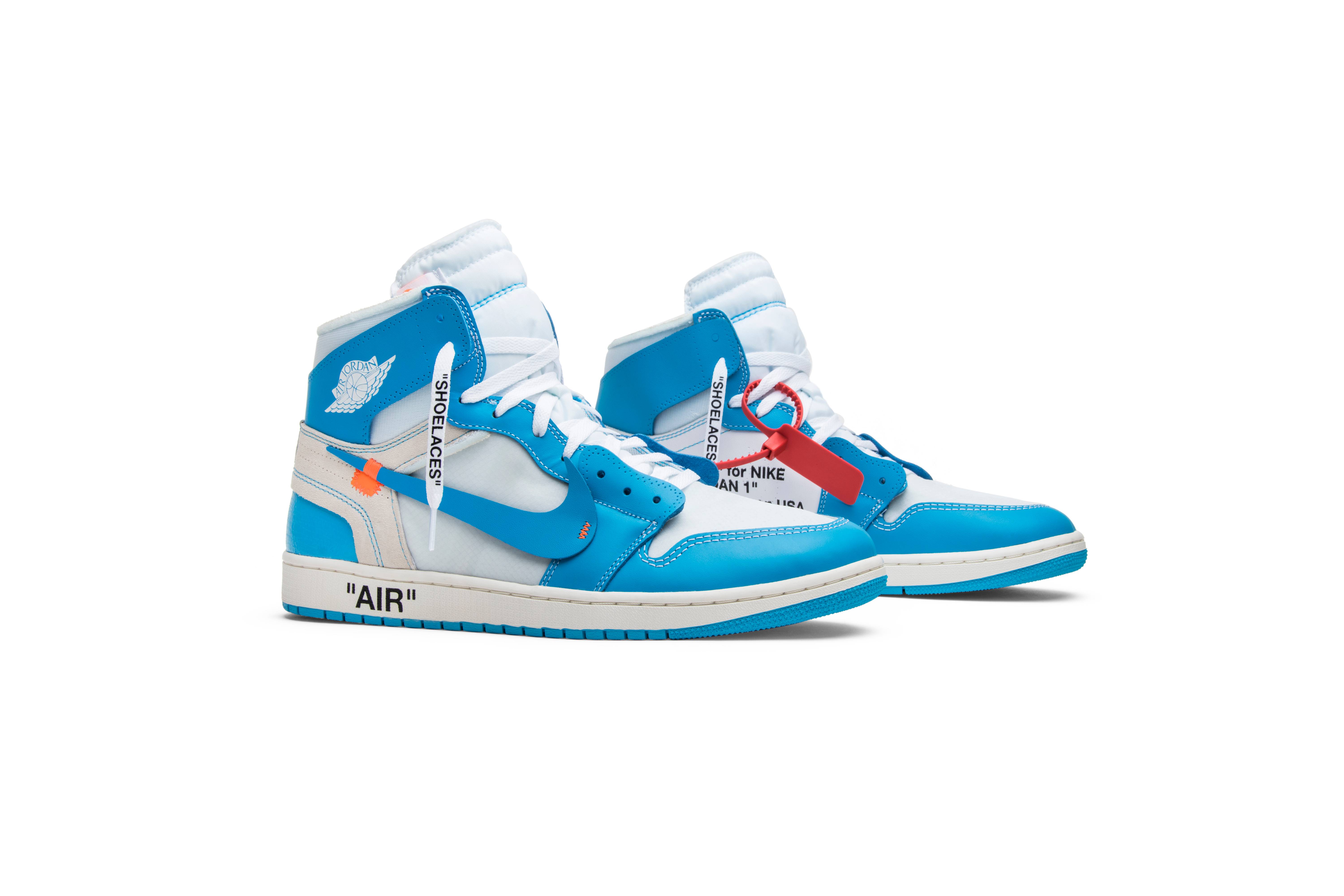 Off-White x Air Jordan 1 Retro High OG 'UNC' AQ0818-148 - Image 9