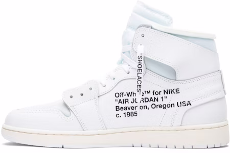 Off-White x Air Jordan 1 Retro High OG 'Blanco' 2018 AQ0818-100 Lookbook Off-White x Air Jordan 1 Retro High OG 'Blanco' 2018 AQ0818-100