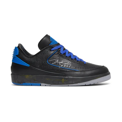 Off-White Jordan 2 Retro Low SP 'Black Royal'
