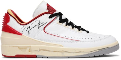 Off-White x Air Jordan 2 Retro Low SP 'White Red' DJ4375-106 Off-White x Air Jordan 2 Retro Low SP 'White Red' DJ4375-106