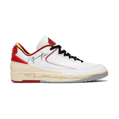 Off-White Jordan 2 Retro Low SP 'White Red'