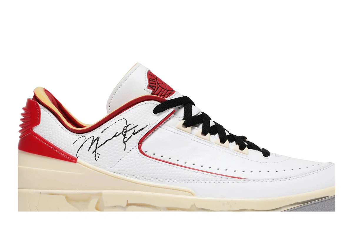 Off-White x Air Jordan 2 Retro Low SP 'White Red'