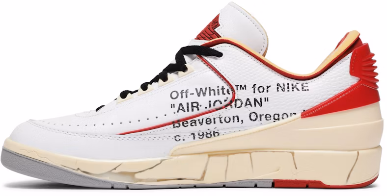 Off-White x Air Jordan 2 Retro Low SP 'White Red' DJ4375-106 Lookbook Off-White x Air Jordan 2 Retro Low SP 'White Red' DJ4375-106