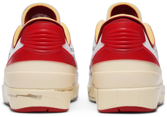 Off-White x Air Jordan 2 Retro Low SP 'White Red' DJ4375-106 Details for Off-White x Air Jordan 2 Retro Low SP 'White Red' DJ4375-106