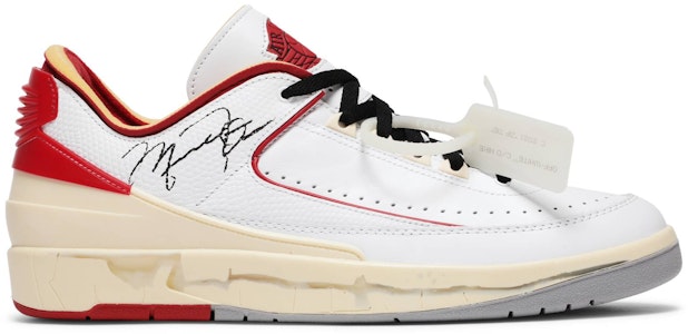 Off-White x Air Jordan 2 Retro Low SP 'Blanco Rojo' DJ4375-106 1