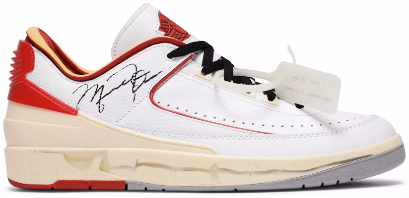 Off-White x Air Jordan 2 Retro Low SP 'White Red' DJ4375-106 1