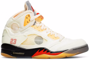 Off-White x Air Jordan 5 SP 'Sail' DH8565-100 Off-White x Air Jordan 5 SP 'Sail' DH8565-100