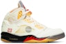 Buy Off-White x Air Jordan 5 SP 'Sail' Lelaki Kasual Sneaker DH8565-100