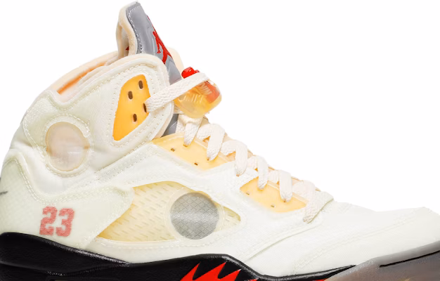 Off-White x Air Jordan 5 SP 'Sail' DH8565-100 Order Off-White x Air Jordan 5 SP 'Sail' DH8565-100