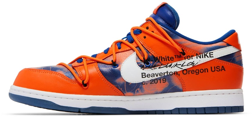 Off-White x Futura x Nike Dunk Low 'Syracuse' Naranja Blanco DD0856-801 Lookbook Off-White x Futura x Nike Dunk Low 'Syracuse' Naranja Blanco DD0856-801