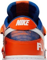 Off-White x Futura x Nike Dunk Low 'Syracuse' Sepatu Sneakers DD0856-801 Sizing Off-White x Futura x Nike Dunk Low 'Syracuse' Sepatu Sneakers DD0856-801