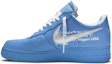Lookbook Off-White x Nike Air Force 1 Low '07 'MCA' CI1173-400 Biru