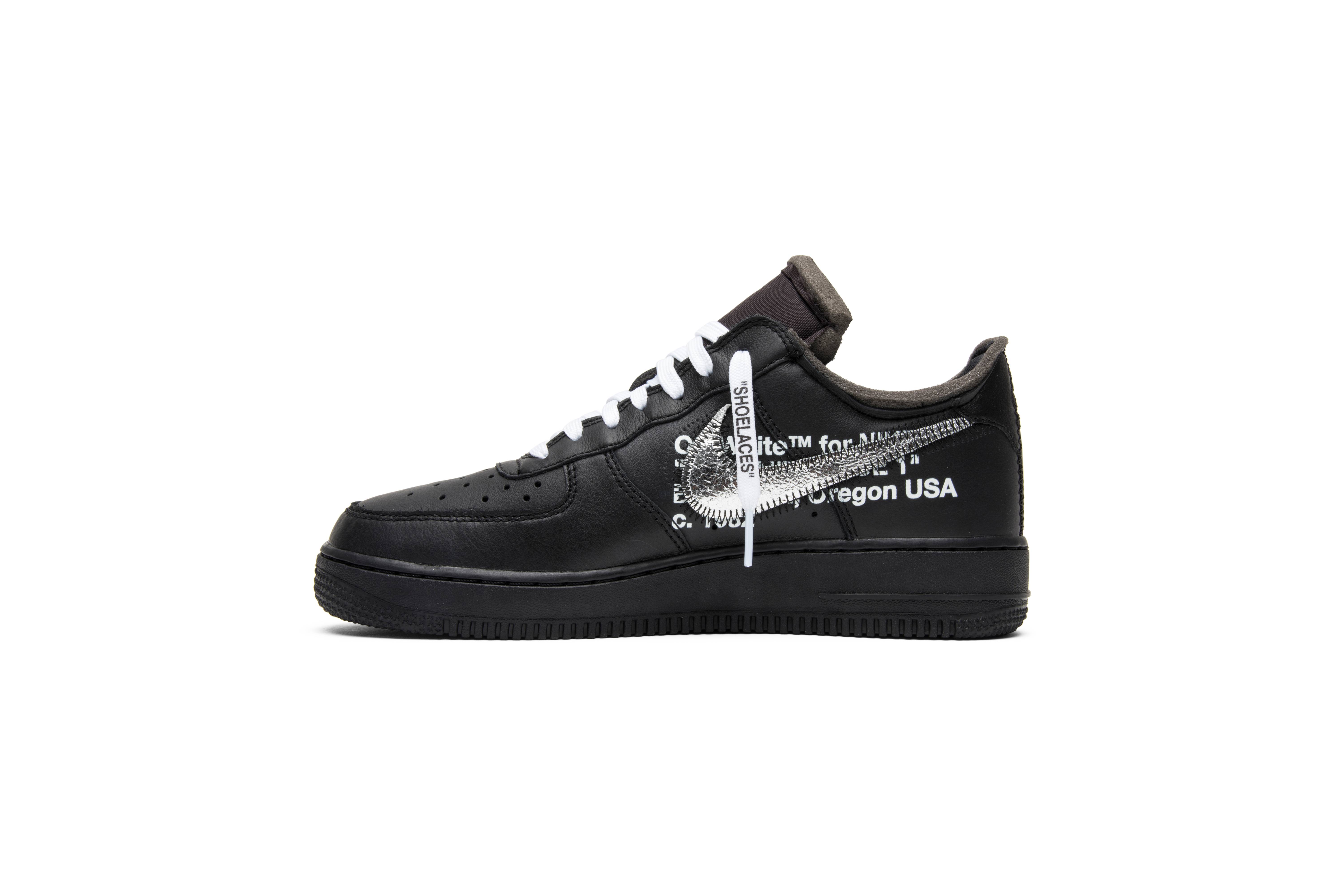 Off-White x Nike Air Force 1 Low '07 'MoMA' (No Socks) [also worn by Jay Chou] AV5210-001 - Image 3