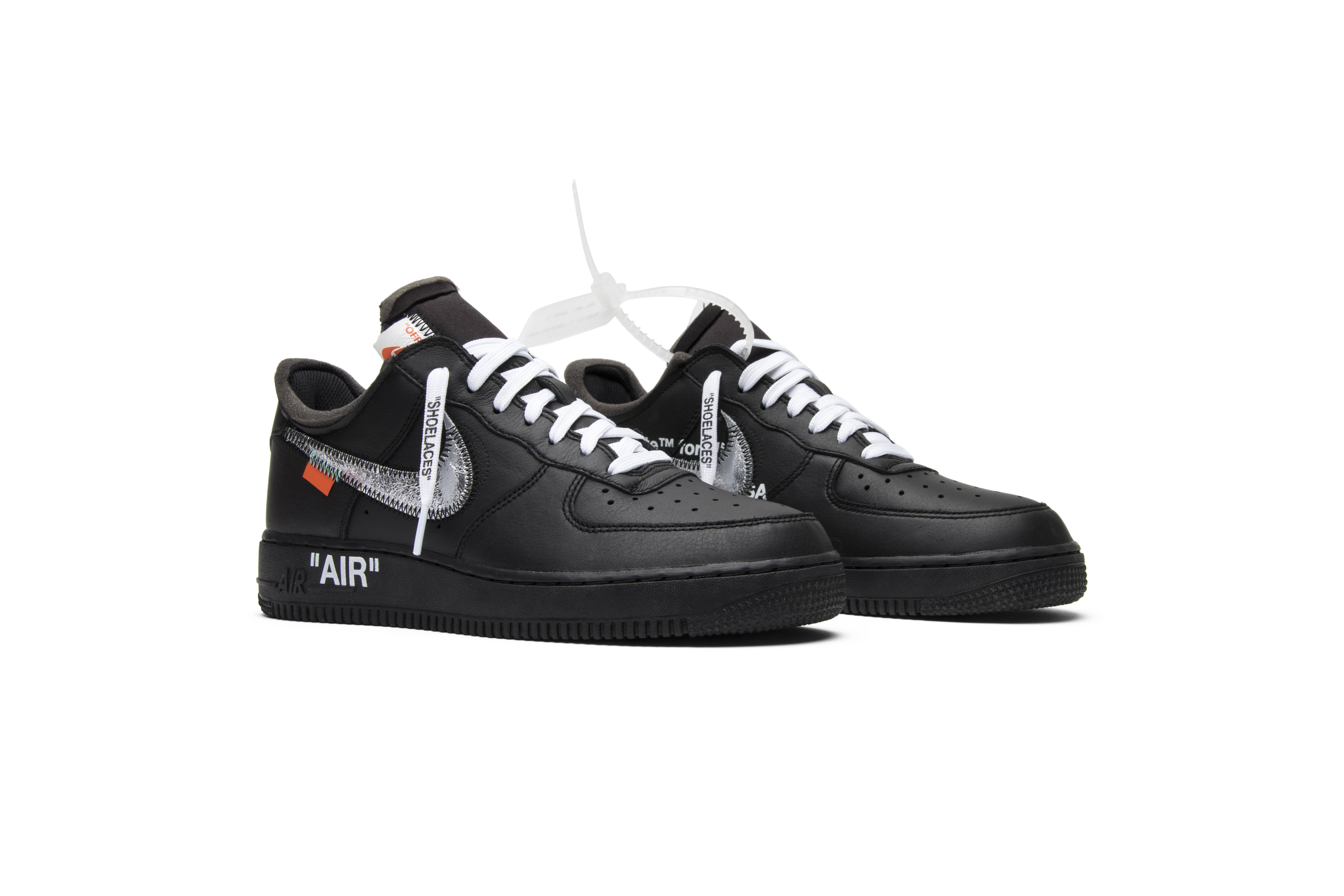 Off-White x Nike Air Force 1 Low '07 'MoMA' (No Socks) [also worn by Jay Chou] AV5210-001 - Image 8